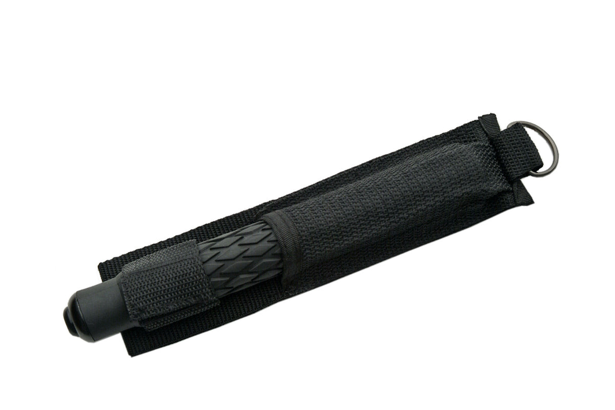 26 Collapsible & Expandable Self Defense Black Police Baton Stick