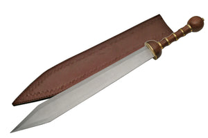 32" Handmade Roman Gladiator Maximus Gladius Sword W/ Sheath For Sale (901123)