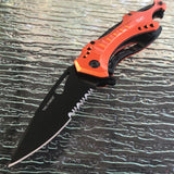 8" TAC FORCE ASSISTED OPEN EMT RESCUE CAMPING FOLDING KNIFE TF-705EMS - Frontier Blades