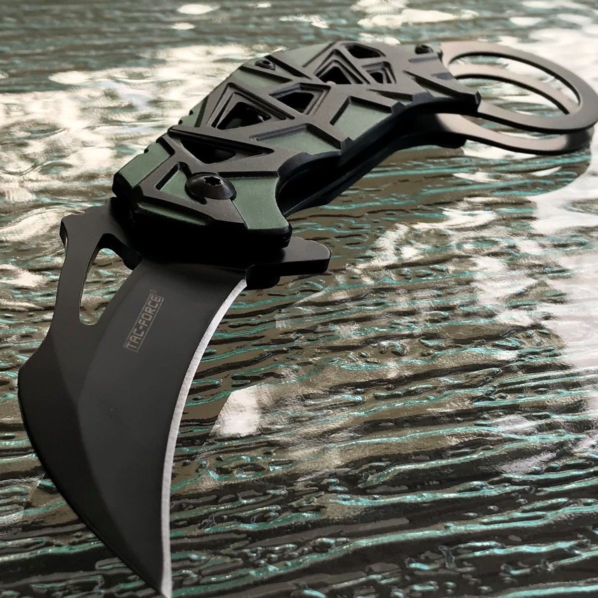 9 Ninja Kunai Karambit Throwing Neck Combat Knife Black Tactical Fixed  Blade