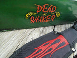 Dead Walker Stone Washed Red Flame Skull Bowie Dagger Hunter Knife - Frontier Blades