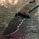 7.75" Dark Side Blades Ballistic Dragon Fantasy Pocket Knife - Frontier Blades