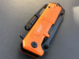 8.5" Tac Force EMT EMS Rescue Tactical Pocket Knife w/ Flashlight - Frontier Blades