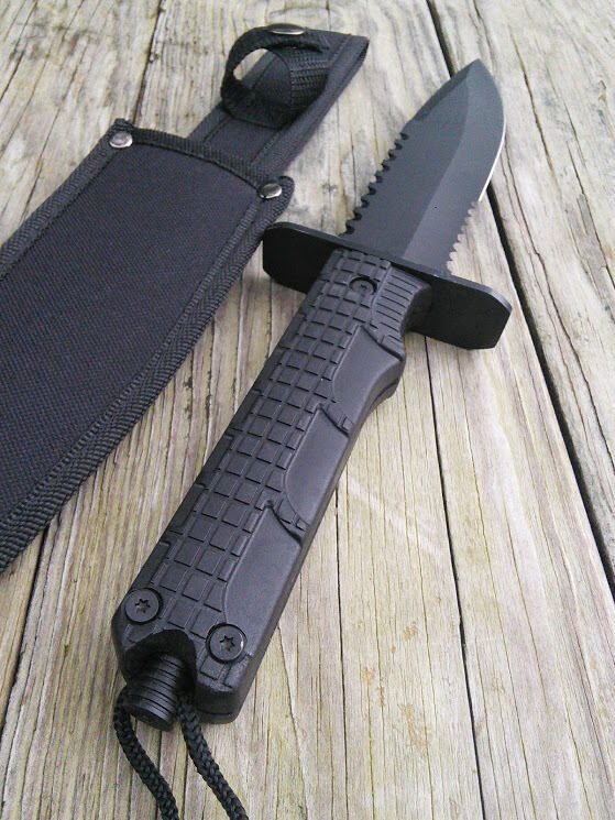 17 Large Tactical Sawback Survival Knife - Unlimited Wares, Inc