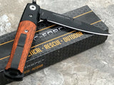 7" Tac Force Pakkawood Mini Milano Stiletto Pocket Knife (TF-438WB) - Frontier Blades