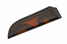 Shark Tooth Fixed Blade Knife with Leather Sheath
