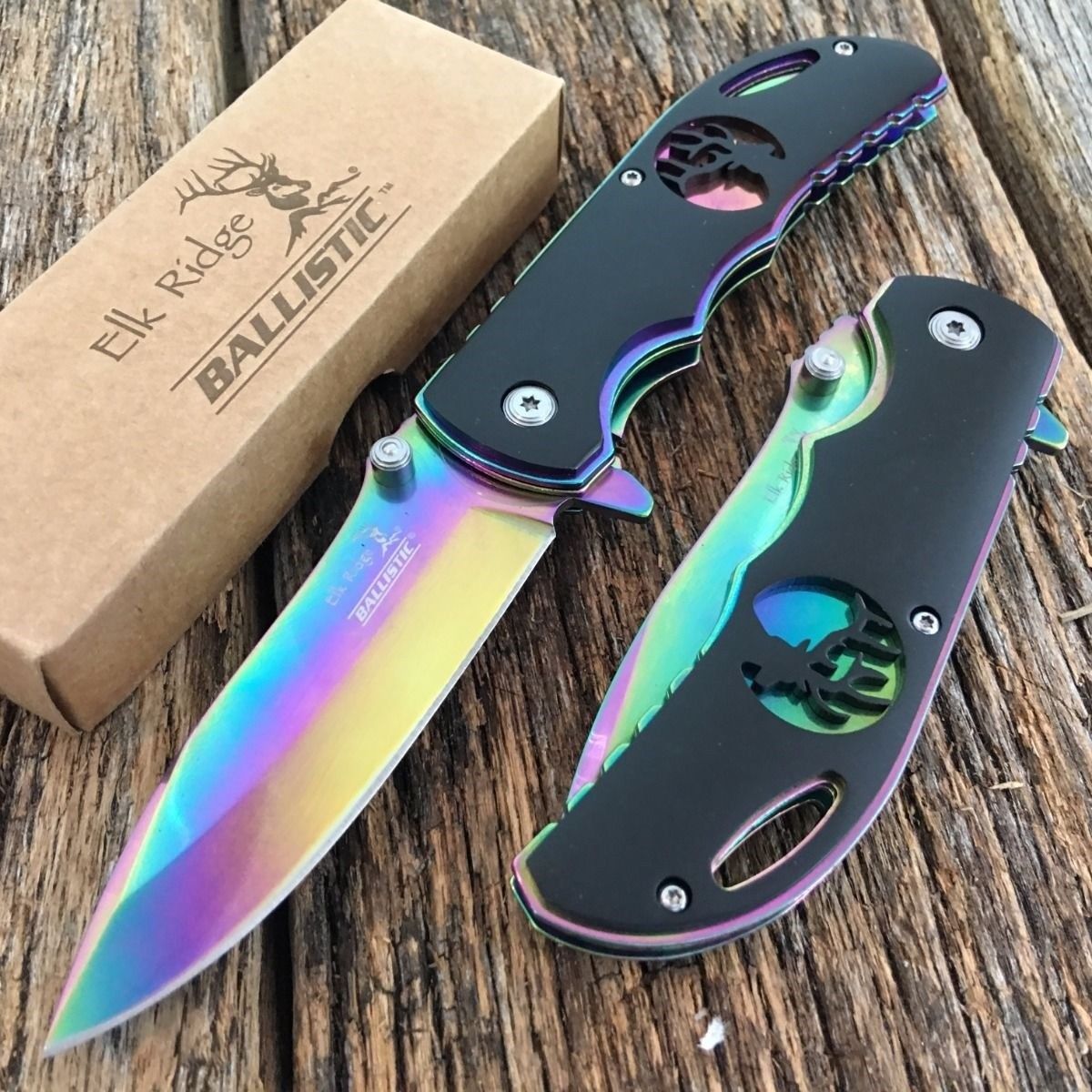colorful pocket knives