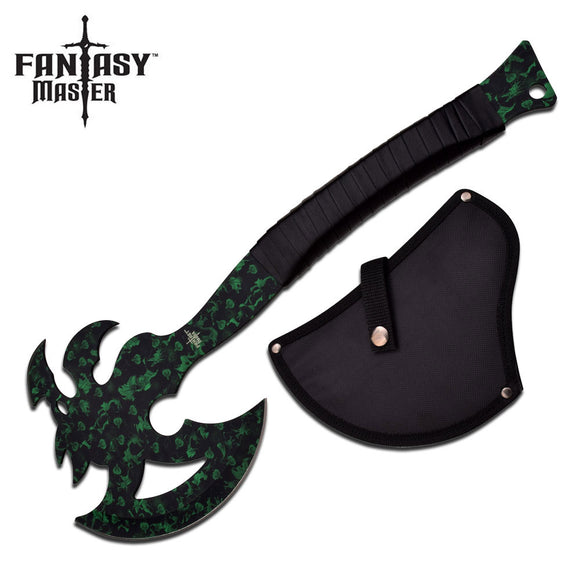 Fantasy Master Green Single Handed Axe - Frontier Blades