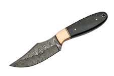 Handmade Raindrop Damascus Steel Knife - Frontier Blades