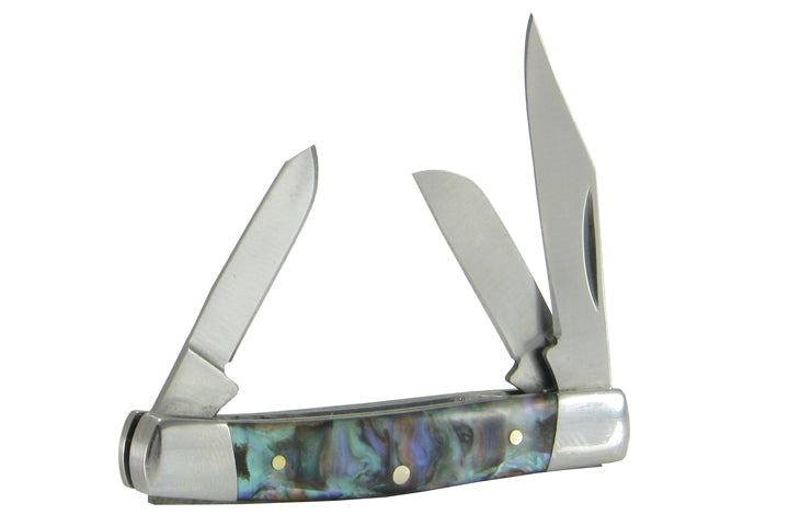 8 ELK RIDGE RAINBOW BLADE ASSISTED CAMPING POCKET KNIFE (ER-A008RB)