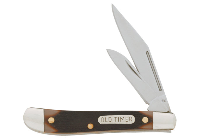 Schrade Old Timer Dog Leg Jack 2 Bladed Pocket Knife (SR-72OT)