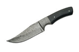 Custom Handmade Raindrop Damascus Knife - Frontier Blades