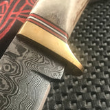 Handmade Damascus Steel Skinning Knife