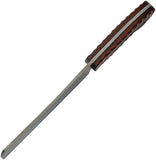Damascus Steel Twist Red Wood Heavy Duty Cleaver's Full Tang Blade (DM-1276)