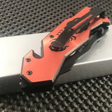 8.5” Dragon Strike Assisted Tactical Red Scorpion Pocket Knife