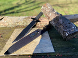 OUTDOOR HUNTING & SURVIVOR FULL TANG 15.0" FIXED BLADE KNIFE w/ SHEATH HK-2236B