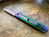 Kokushibo Demon Slayer Inspired Folding Pocket Knife - Anime Katana Tanto Folder