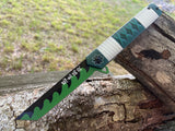 Sanemi Shinazugawa Demon Slayer Inspired Folding Pocket Knife - Anime Wind Hashira Tanto Katana Folder
