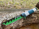 Sanemi Shinazugawa Demon Slayer Inspired Folding Pocket Knife - Anime Wind Hashira Tanto Katana Folder