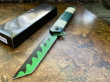 Sanemi Shinazugawa Demon Slayer Inspired Folding Pocket Knife - Anime Wind Hashira Tanto Katana Folder