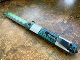 Sanemi Shinazugawa Demon Slayer Inspired Folding Pocket Knife - Anime Wind Hashira Tanto Katana Folder