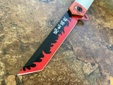 Kyojuro Rengoku Demon Slayer Inspired Folding Pocket Knife - Anime Flame Hashira Tanto Katana Folder