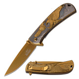 Master Collection Gold Eagle Spring Assisted Knife