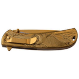 Master Collection Gold Eagle Spring Assisted Knife