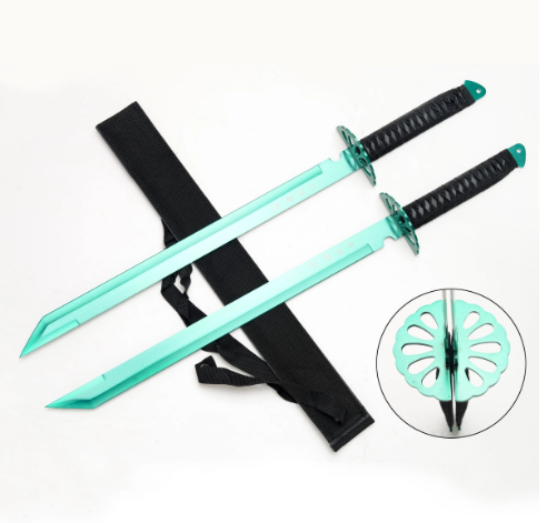 Samurai Ninja Black Twin Swords For Sale (HK-1067)