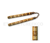 12" BladesUSA Wood Nunchaku w/ Ball Bearing Chain