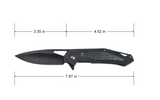 Tac-Force Modern Tactical Spring Assisted Folding Knife - TF-A2001BK
