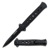 Tac Force Speedster Model Rainbow Stiletto Pocket Knife - Skeletonized Spectrum Folder (TF-698RB) - Frontier Blades