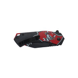 Dark Side Blades Pirate Skull Graphic Handle with Modified Tanto Blade Spring Assisted Knife - Frontier Blades