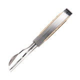 "Close up of slot and tab mechanism on Elk Ridge folding cutlery knife."