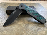 MTech USA Blue and Silver Spring Assisted Cool Pocket Knife
