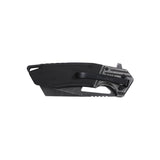  Show the knife folded to demonstrate the compact 4.75" size and the "USMC" lettering on the handle.