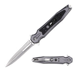 Tac-Force Grey Handle & Spear Point Blade Spring Assisted Knife