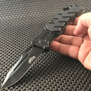 8" Master USA Tactical Military Assisted EDC Pocket Knife (MU-A022BK) - Frontier Blades