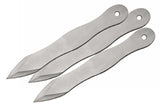 10" 5MM Heavy Duty Stainless Steel 3 Piece Throwing Knives (211161-3)