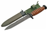 12" WWII M3 Trench Bayonet Fixed Blade Knife With Hard Sheath (211133-BI)
