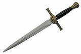 14" Medieval Historic Fixed Blade Brass Macleod Dagger For Sale (211355)