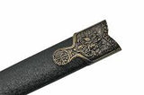 15.5" Antique Brass Authentic Medieval Lancelot Dagger's Scabbard's Antique Brass Lancelot Knights Design (210633)