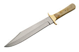 15" Kentucky Bowie Bone Handle Fixed Blade Hunting Knife (203261)