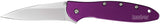 7.0" Assisted Kershaw Leek Tactical Purple Pocket Knife 1660PUR - Frontier Blades