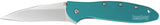7.0" Kershaw Leek Tactical Assisted Blue Pocket Knife 1660TEAL - Frontier Blades