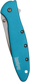 7.0" Kershaw Leek Tactical Assisted Blue Pocket Knife 1660TEAL - Frontier Blades