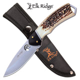 8"  Elk Ridge Outdoor Full Tang Hunting Survival Knife ER-200-21JB - Frontier Blades