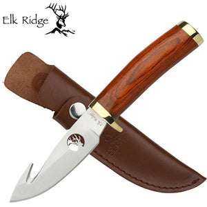8.5"  Elk Ridge Full Tang Outdoor Hunting & Skinning Knife ER-049 - Frontier Blades