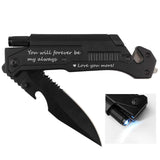 8" Multi Function Tactical Assisted Outdoor Folding Pocket Knife - Frontier Blades