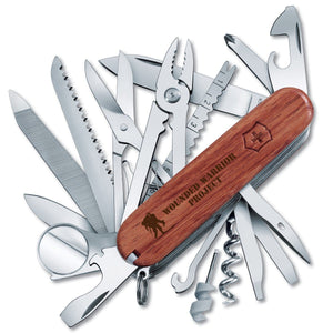 Victorinox Swiss Army Multi-Tool, Swiss Champ Pocket Knife - Frontier Blades